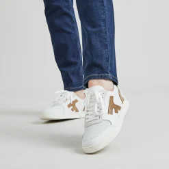 Baskets Blanche & Cuivre