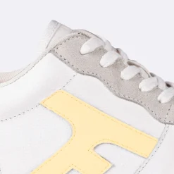 Baskets Blanche & Jaune