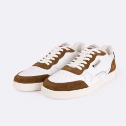 Baskets Blanche & Marron