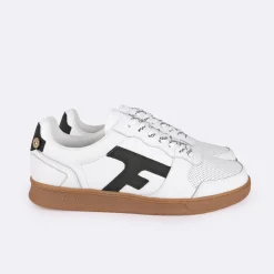 Baskets Blanche & Vert Fonce