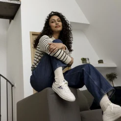 Baskets Ecru & Violet