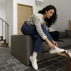 Baskets Ecru & Violet