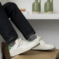 Baskets Ecrue & Vert