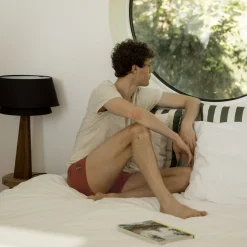 Boxer Bleu Marine & Gris Chine Clair