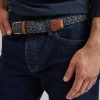Ceinture Bleu Marine & Rouge
