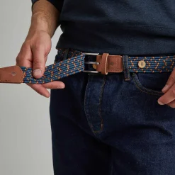 Ceinture Bleu Marine & Rouge