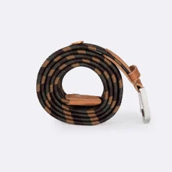 Ceinture Bordeaux & Camel