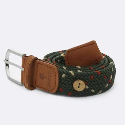 Ceinture En Polyester Recycle Kaki Belt