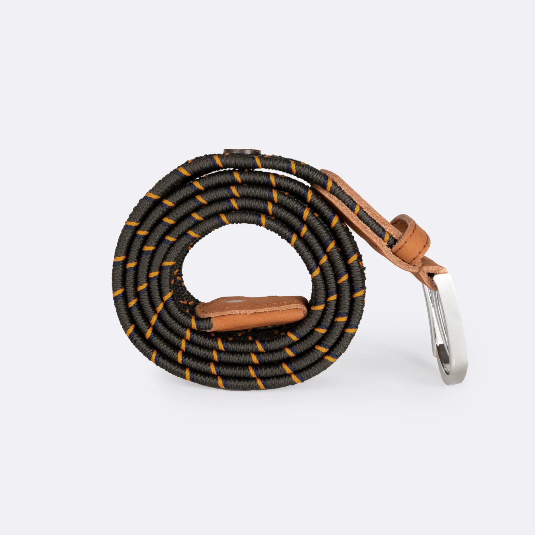 Ceinture Kaki & Orange