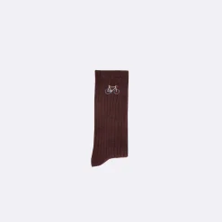 Chaussettes Bordeaux & Vert Fonce