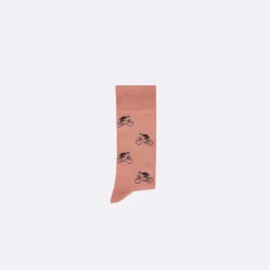 Chaussettes Rose & Vert Fonce