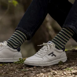 Chaussettes Rose & Vert Fonce