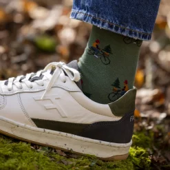 Chaussettes Vert Fonce & Multicolore