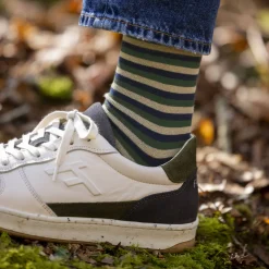 Chaussettes Vert Fonce & Multicolore