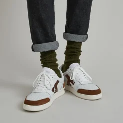 Chaussettes Verte & Ecrue