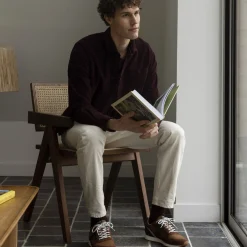 Chemise Classique Bordeaux Fonce