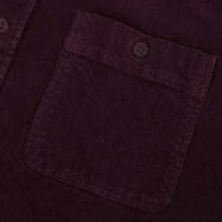 Chemise Classique Bordeaux Fonce