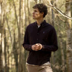 Chemise Classique Bordeaux Fonce