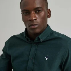 Chemise Classique Vert Fonce