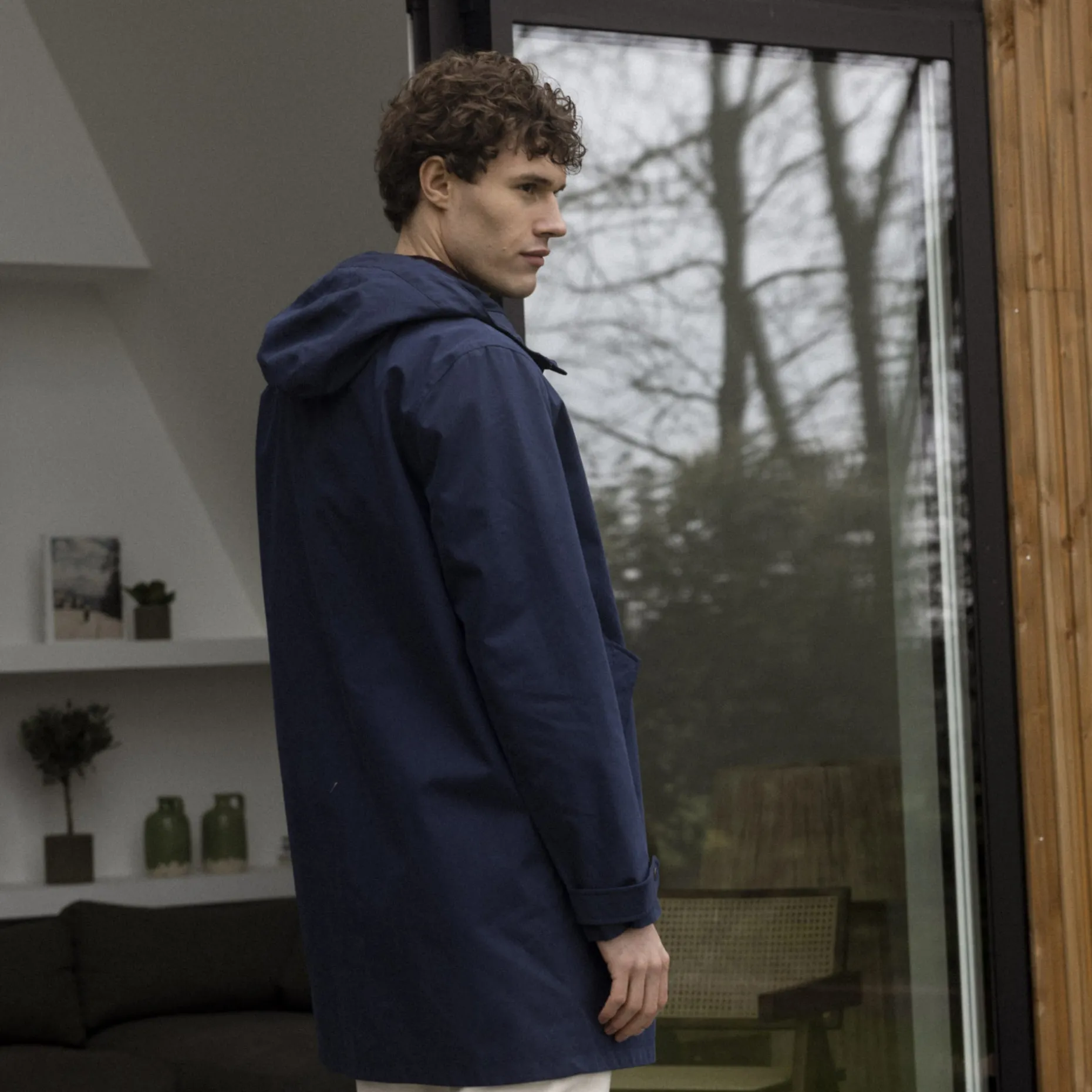 Impermeable Bleu Marine