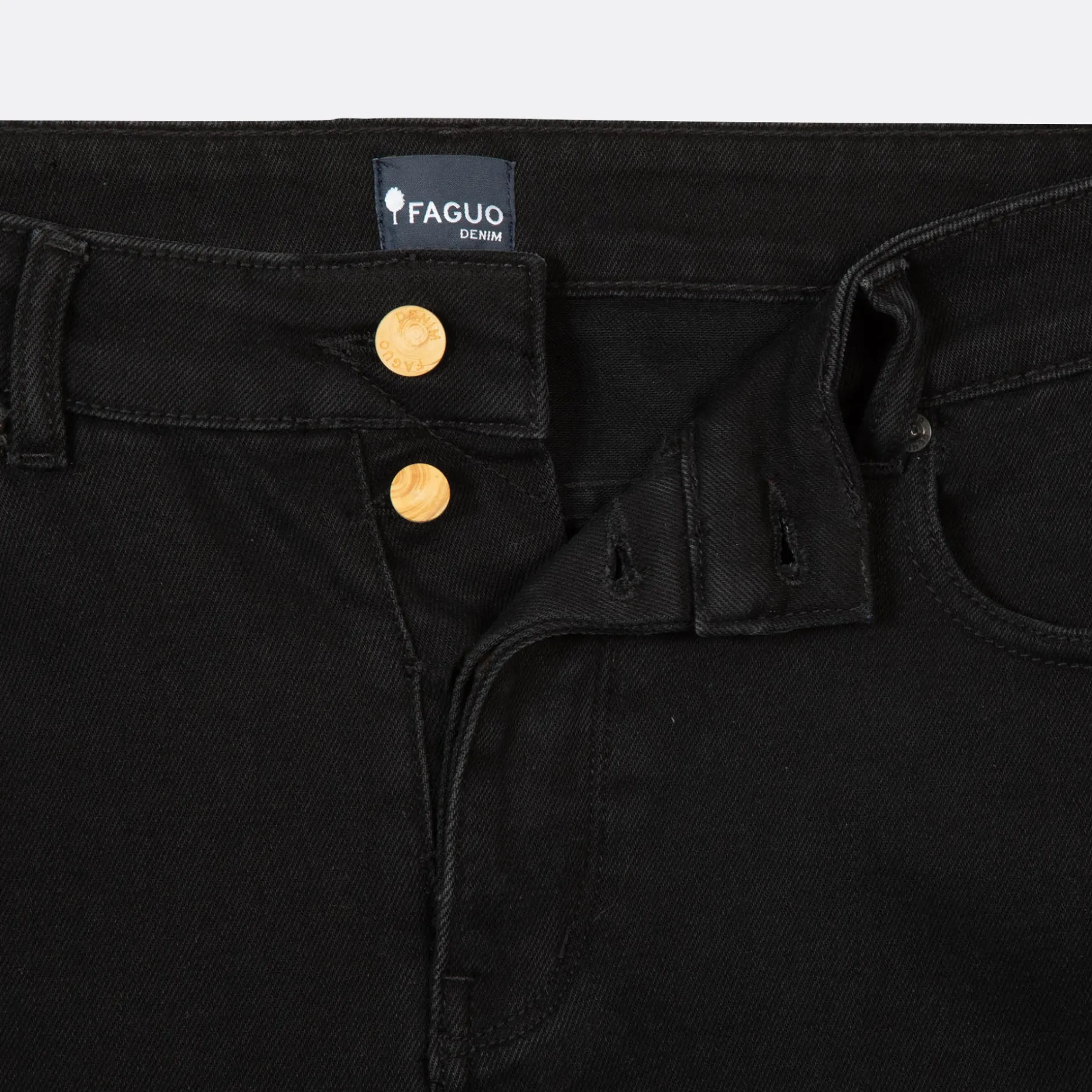 Jean Black Coupe Slim