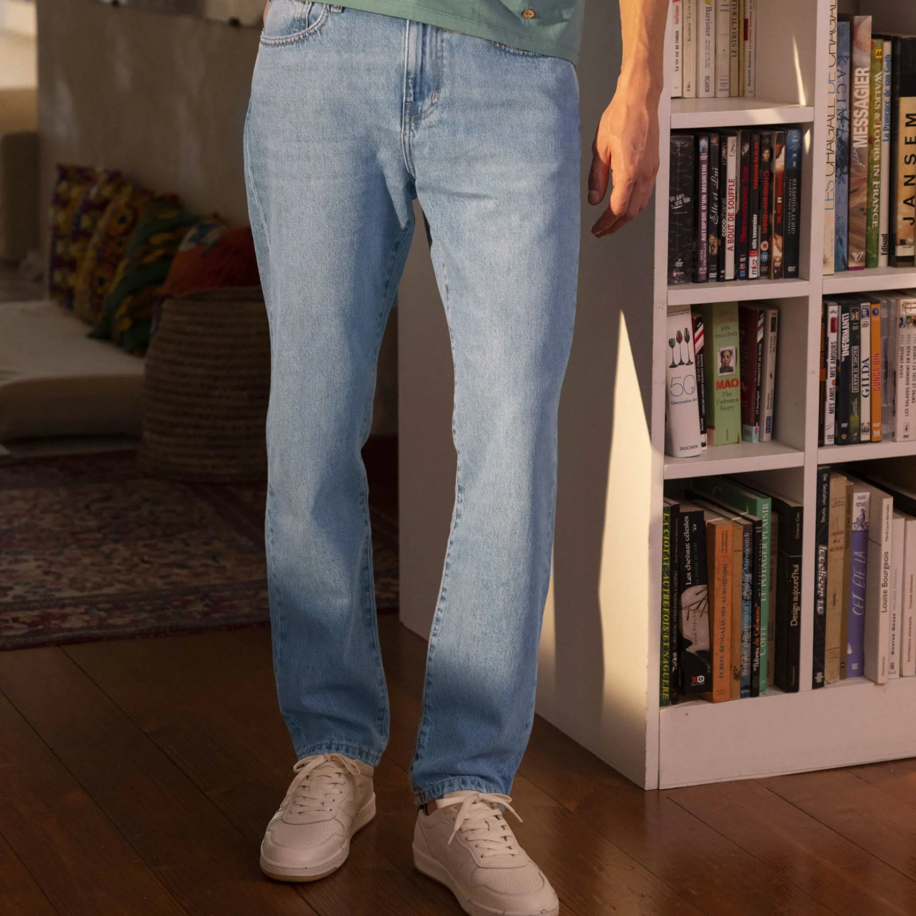 Jean Light Denim Coupe Fuselee