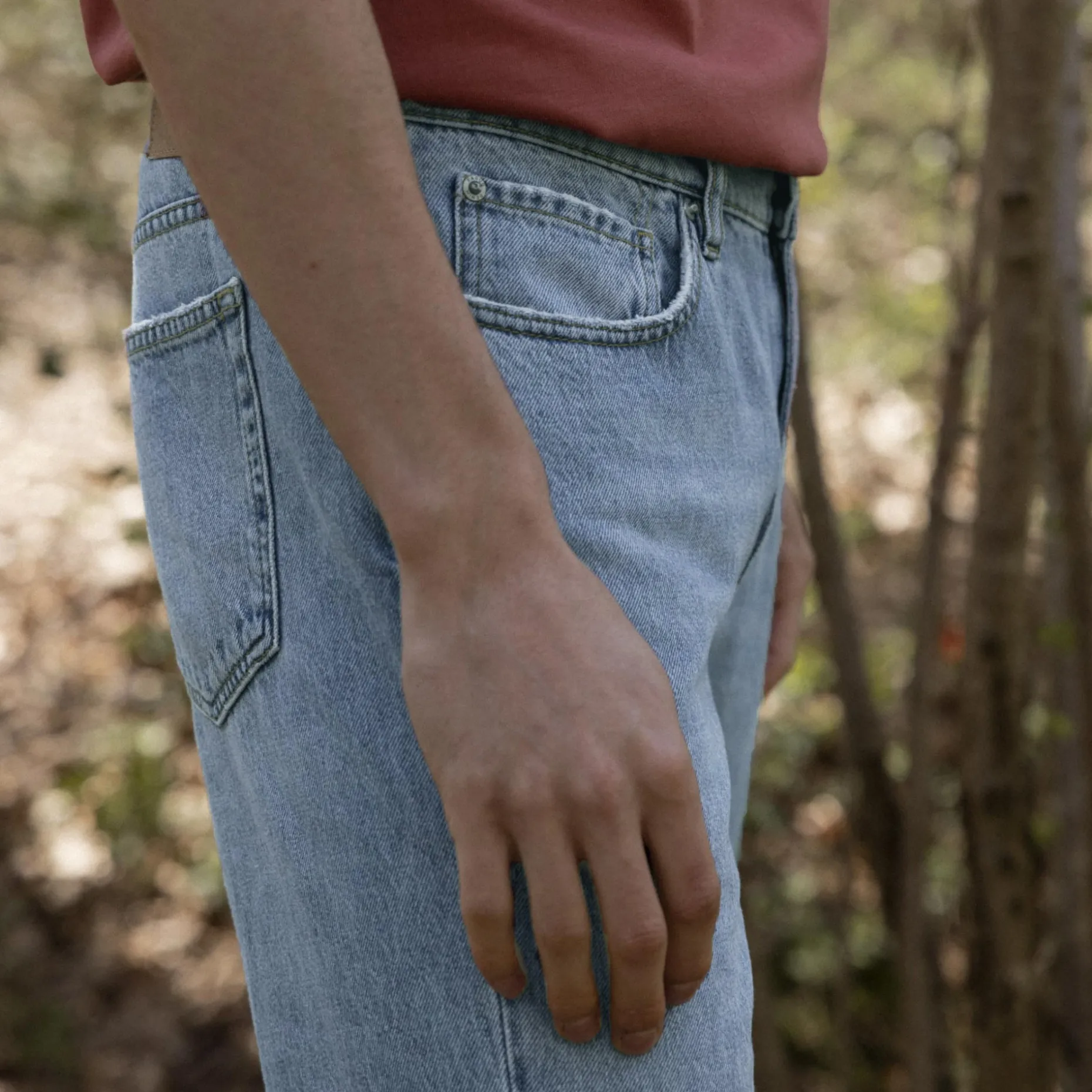 Jean Light Denim Coupe Straight