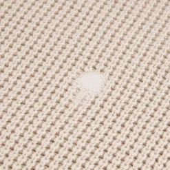 Pull Col Boutonne Beige