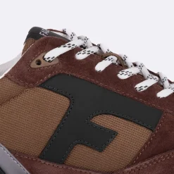 Runnings Camel & Vert Fonce