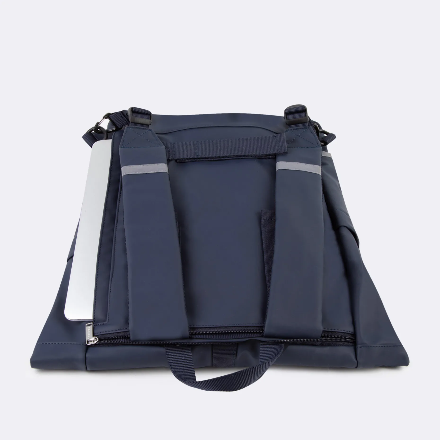 Sac A Dos En Polyester Recycle Bleu & Bleu - Modele Cycling Large