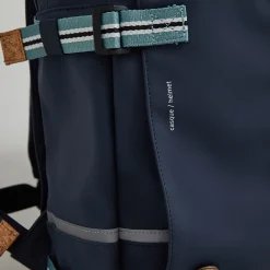 Sac A Dos En Polyester Recycle Bleu Marine - Modele Commuter