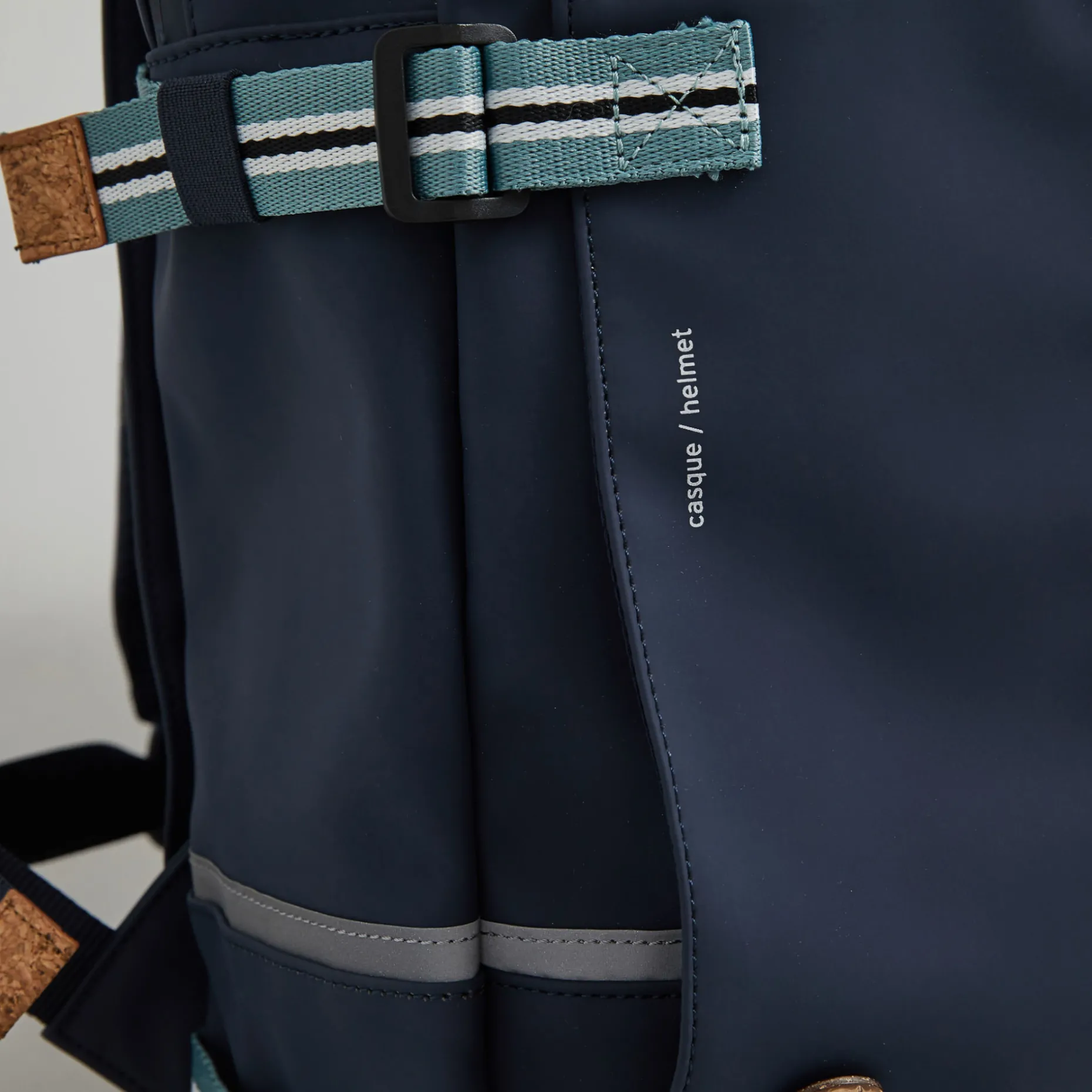 Sac A Dos En Polyester Recycle Bleu Marine - Modele Commuter