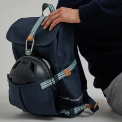 Sac A Dos En Polyester Recycle Bleu Marine - Modele Commuter