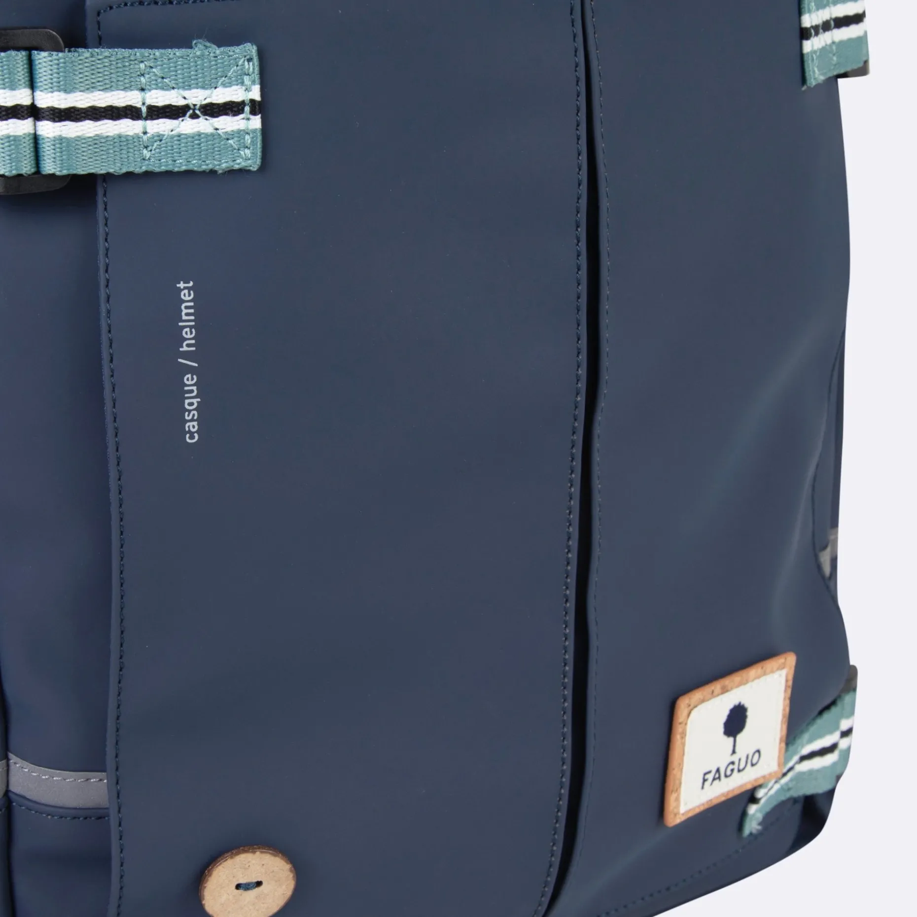 Sac A Dos En Polyester Recycle Bleu Marine - Modele Commuter