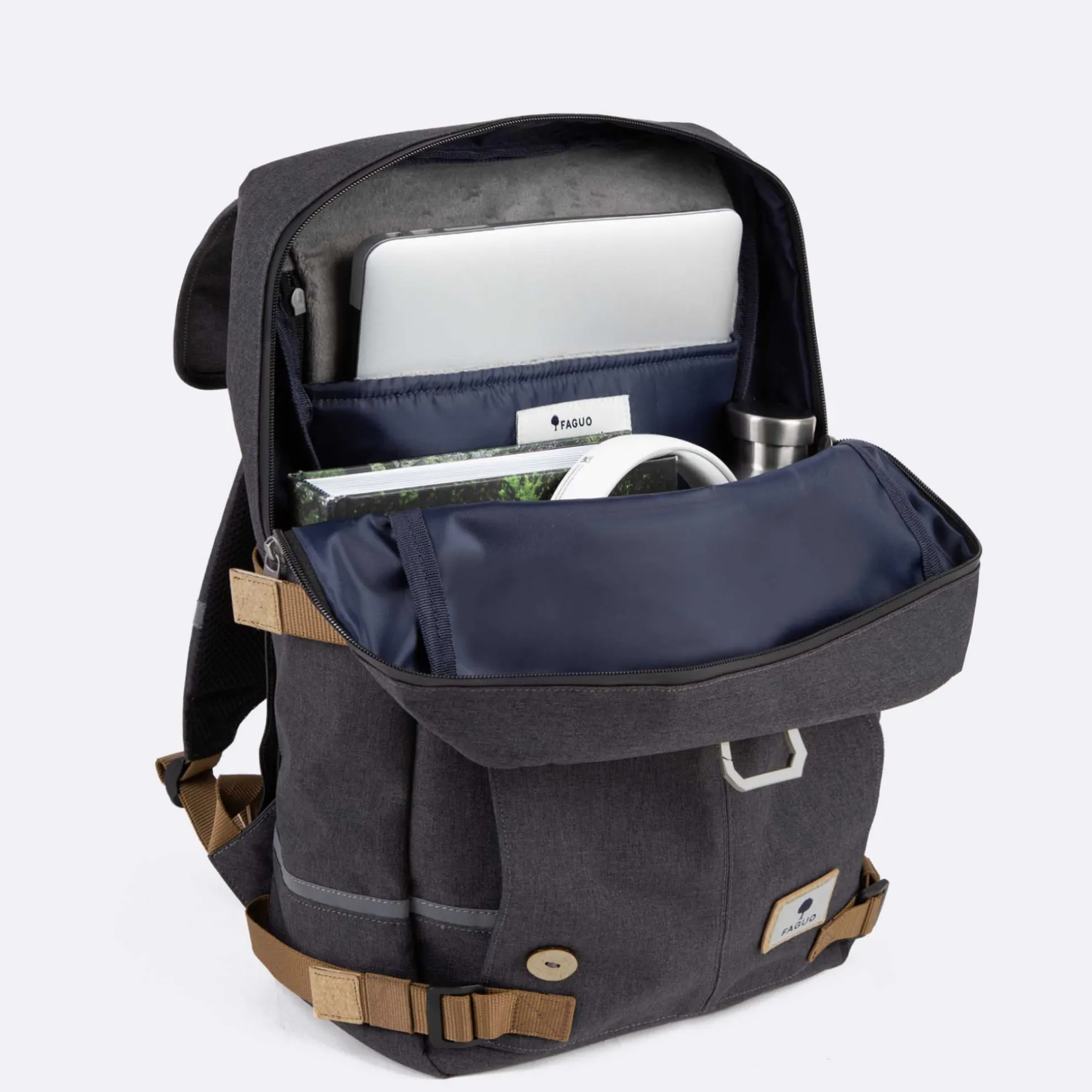 Sac A Dos Gris Fonce