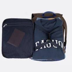 Sac A Dos Marron & Bleu