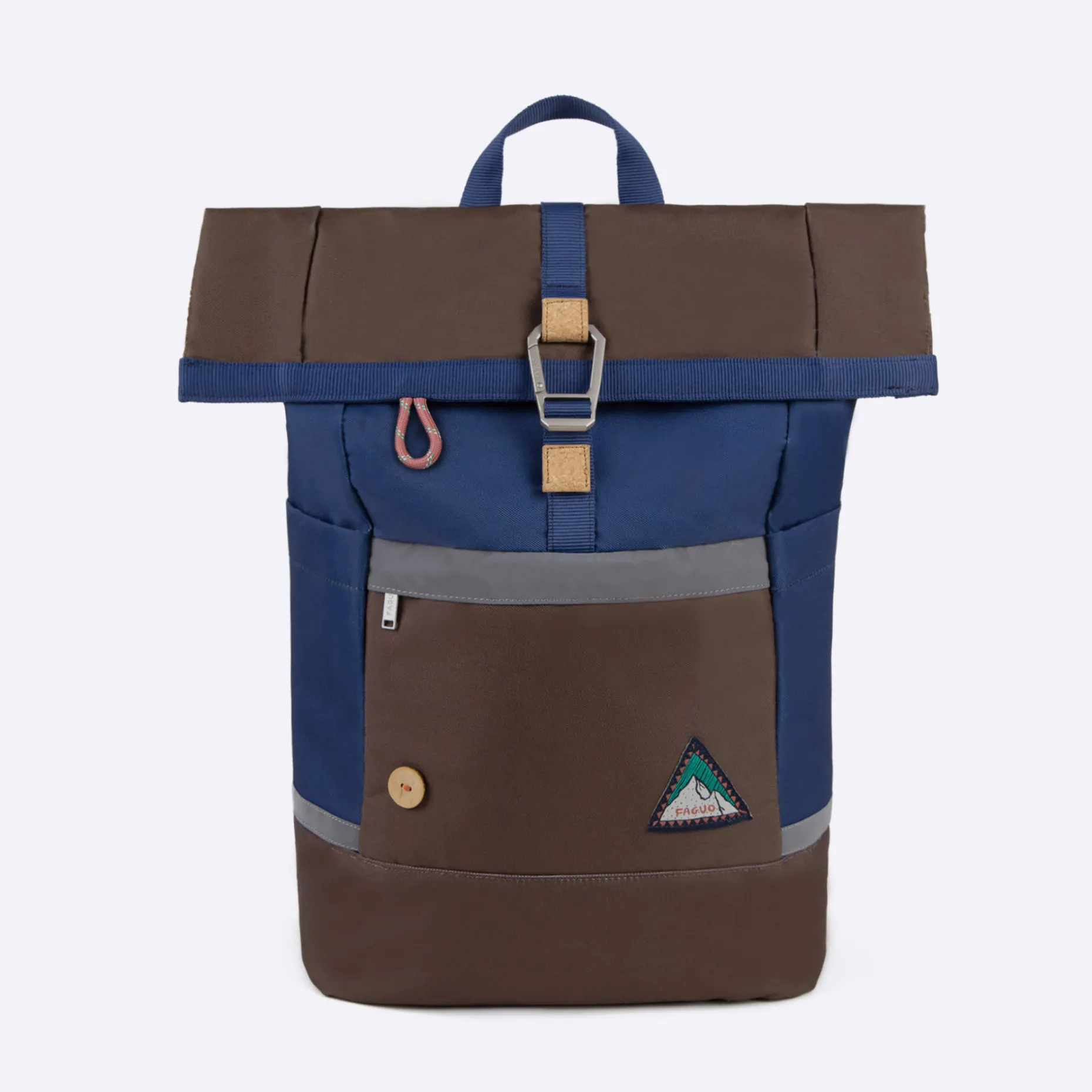 Sac A Dos Marron & Bleu