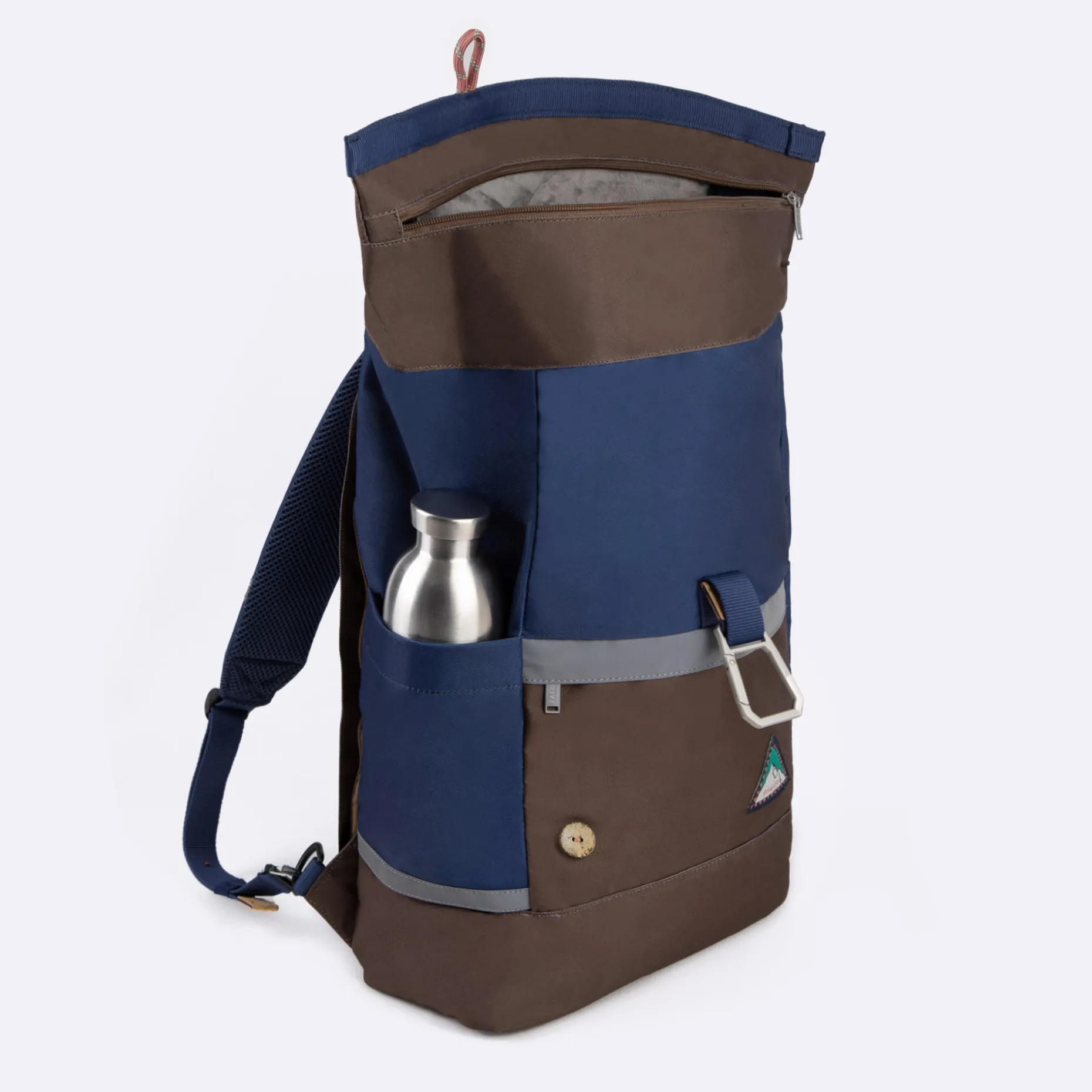 Sac A Dos Marron & Bleu