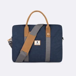 Sac D'Ordinateur Marine & Gris