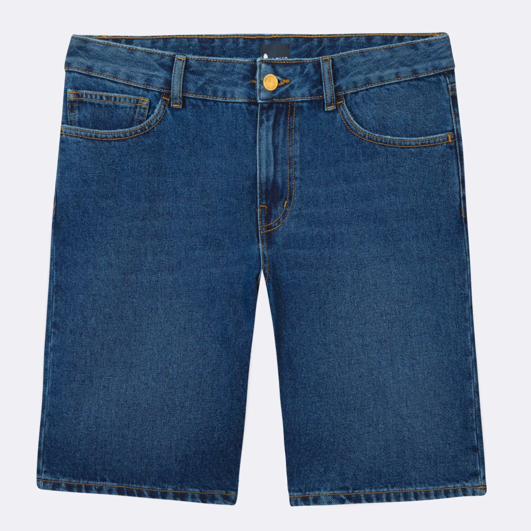 Short En Jean Medium Blue