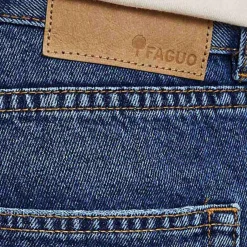 Short En Jean Medium Blue