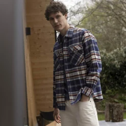 Surchemise Bleue & Bordeaux