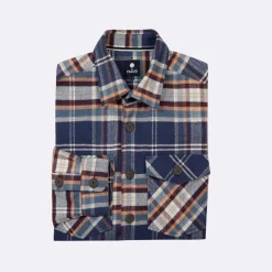 Surchemise Bleue & Bordeaux