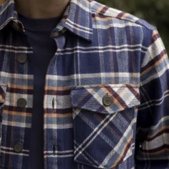 Surchemise Bleue & Bordeaux