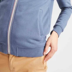 Sweat A Capuche Bleu