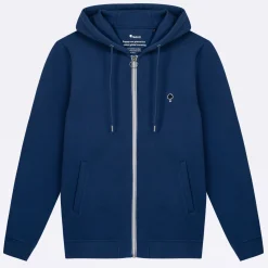 Sweat A Capuche Bleu Indigo