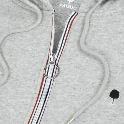 Sweat A Capuche Gris Chine