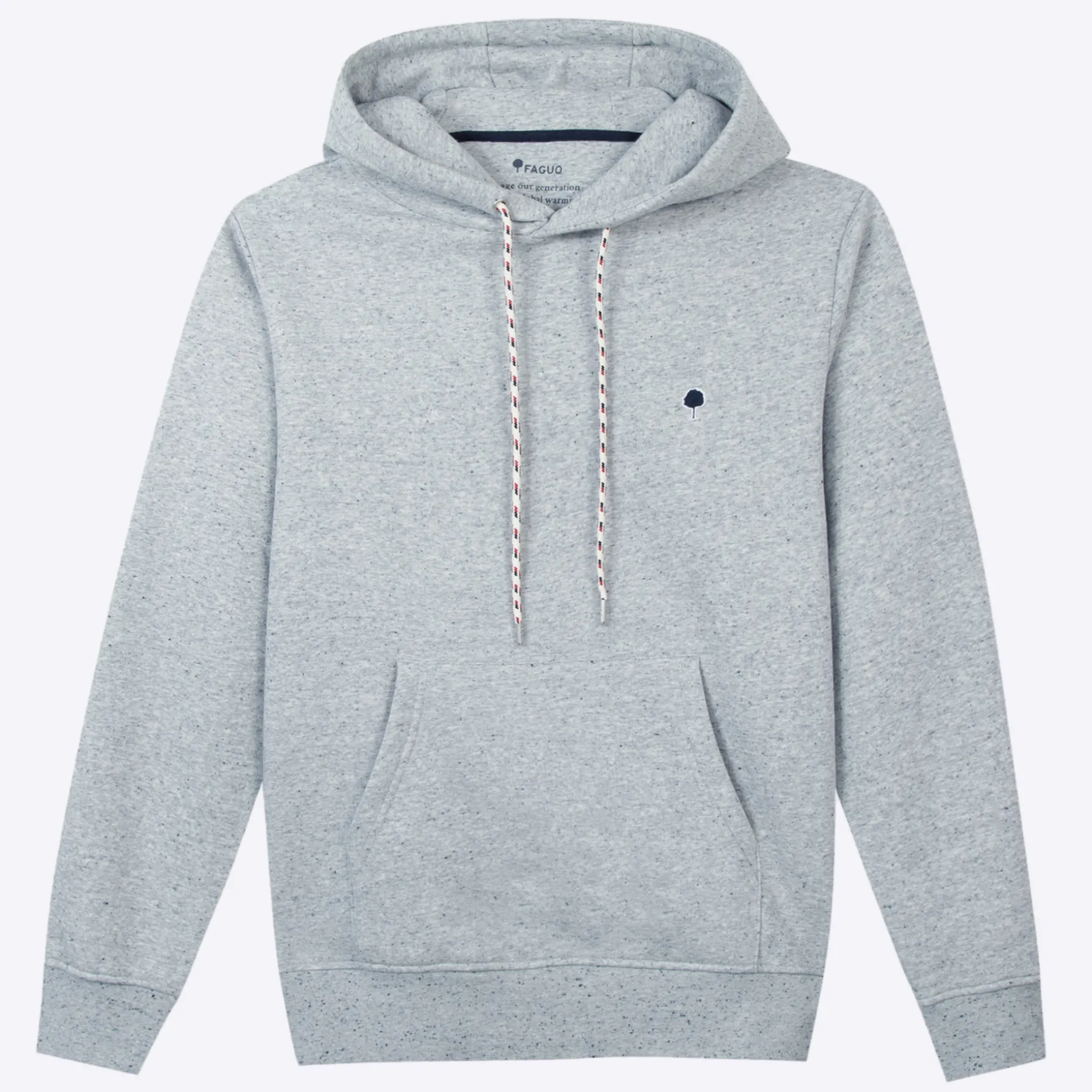 Sweat A Capuche Gris Chine