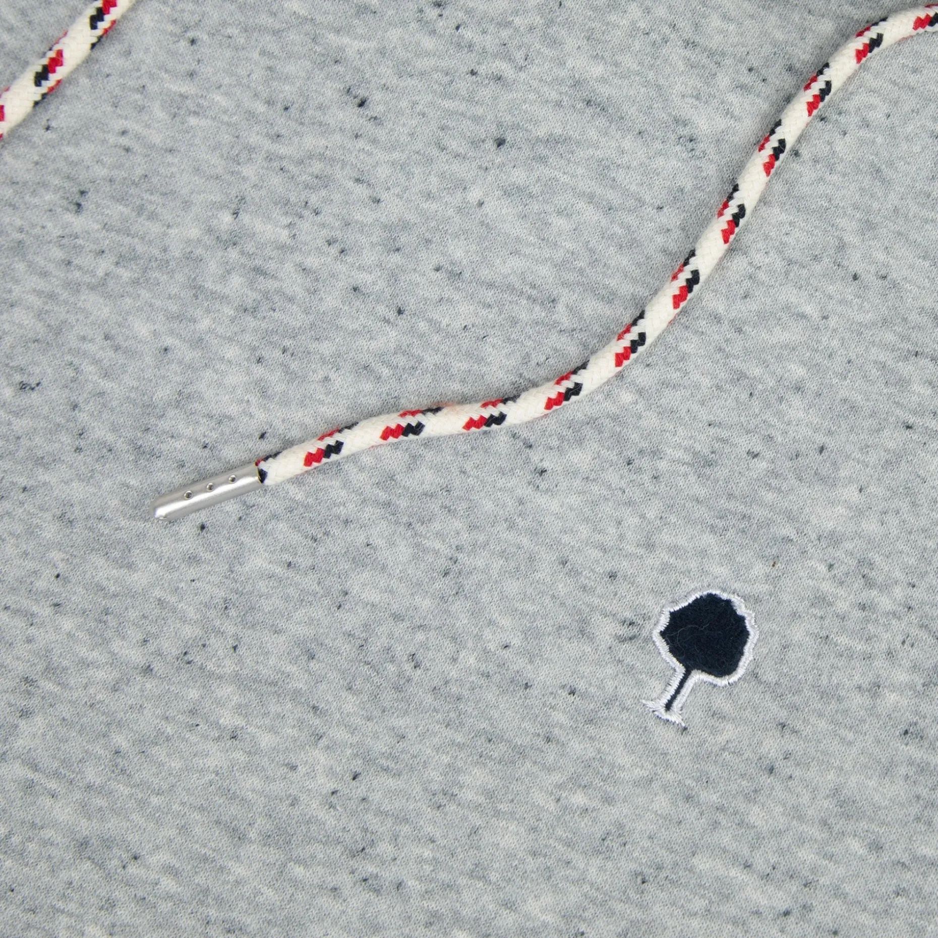 Sweat A Capuche Gris Chine