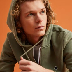 Sweat A Capuche Kaki